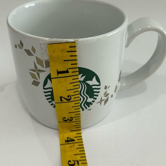Starbucks 2013 Holiday Collection 14oz. Ceramic Mugs (2) Never Used - Picture 10 of 10